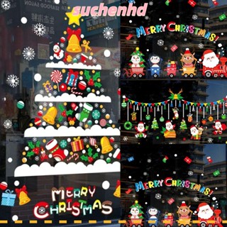 Suchenhd สติกเกอร์ติดผนัง ตกแต่งบ้าน คริสต์มาส ปีใหม่ Merry Christmas