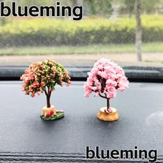 Blueming2 ต้นไม้จําลอง PVC เรซิ่น สีเขียว อุปกรณ์เสริม สําหรับตกแต่งรถยนต์