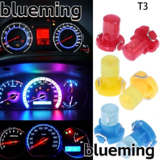 Blueming2 หลอดไฟแดชบอร์ด Led T3 12V ทนทาน อุปกรณ์เสริม สําหรับรถยนต์