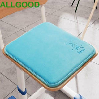 Allgoods เบาะรองนั่ง ทรงสี่เหลี่ยมผืนผ้า พร้อมหัวเข็มขัดโฟม กันลื่น สําหรับเก้าอี้ บ้าน