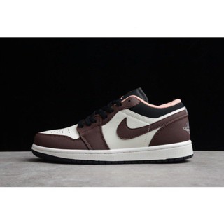 ใหม่ รองเท้า Air Jordan 1 low "Mocha Brown" DC61-200