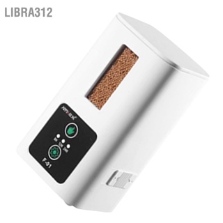  Libra312 ตู้ปลาตู้ปลาเครื่องป้อนปลาอัจฉริยะแบบถอดได้แบบหมุนได้พร้อมกล่องแห้งสำหรับตู้ปลาและตู้ปลา