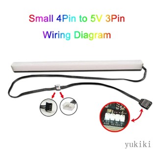 Kiki สายเคเบิลต่อขยายเมนบอร์ดคอมพิวเตอร์ 5V 3Pin 4Pin ARGB 5V 3Pin ARGB