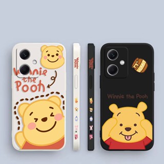 เคสโทรศัพท์มือถือ ซิลิโคน ลายการ์ตูนหมีพูห์ มีลายด้านข้าง สําหรับ XIAOMI REDMI Note 12 11 10 9 8 7 6 5 4 3 2 T S X A POCO M4 M3 M2 Pro Plus Max 5G