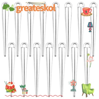 Greateskol จี้ลูกปัด อัลลอย รูปกรวย สไตล์ทิเบตโบราณ สีเงิน 5x34 มม. 100 ชิ้น