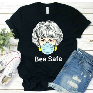 เสื้อยืด ผ้าฝ้าย พิมพ์ลาย Dorothy Bea Safe สีทอง สําหรับผู้ชาย