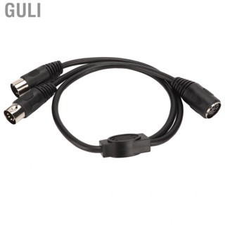 Guli 5 Pin Din Female To 2 5Pin Male Cores Y Splitter Adapter Connecting Cable