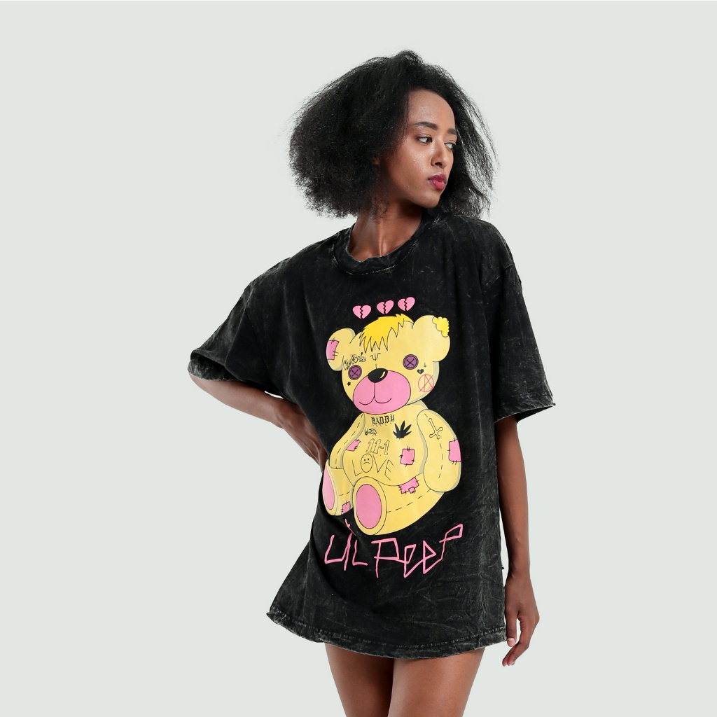 เสื้อยืดโอเวอร์ไซส์ Wash Lil Peep