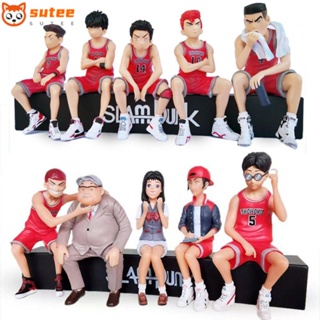 Sutee ฟิกเกอร์การ์ตูน SLAM DUNK Sakuragi Hanamichi ของเล่นสําหรับเด็ก 5 ชิ้น ต่อชุด