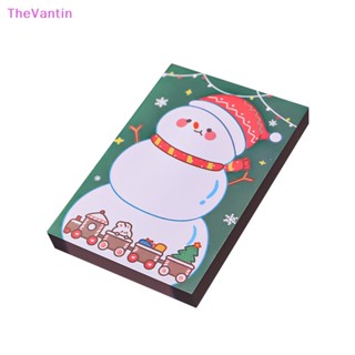 Thevantin Kawaii แผ่นกระดาษโน้ต ลายซานตาคลอส คริสต์มาส สําหรับตกแต่งเครื่องเขียน โรงเรียน สํานักงาน 50 แผ่น