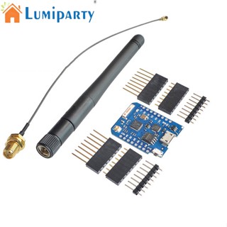 Lumiparty เสาอากาศเชื่อมต่อ WEMOS D1 Mini Pro 16M Bytes ESP8266 ESP-8266EX CP2104 WIFI