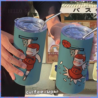 [สินค้าแอนิเมชั่น🥤 Limited Cup] กระติกน้ําร้อน สเตนเลส ลายการ์ตูนซากุระ มูดาโอะ มูดาโอะ คุณภาพสูง พร้อมหลอดดูดน้ํา และแก้วกาแฟ สําหรับออฟฟิศ