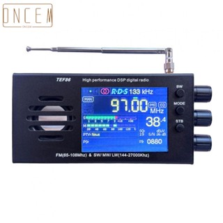 【ONCEMOREAGAIN】TEF6686 FM and SW/MW/LW DSP Radio Receiver with Battery Durable and Long lasting