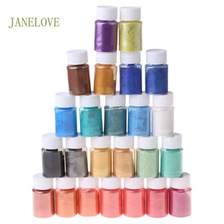 Jlove ผงแร่ธาตุธรรมชาติ เรซิ่น อีพ็อกซี่ 24 สี