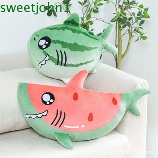 Sweetjohn หมอนตุ๊กตาปลาฉลาม แตงโม ผลไม้ ของขวัญคริสต์มาส