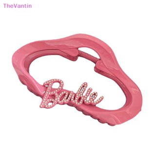 Thevantin กิ๊บติดผม ลายฉลาม สีชมพู เครื่องประดับผม สําหรับตุ๊กตาบาร์บี้