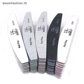 [boomfashion] กระดาษทรายขัดเล็บ แบบหนา แข็งแรง สําหรับตกแต่งเล็บ 5 ชิ้น