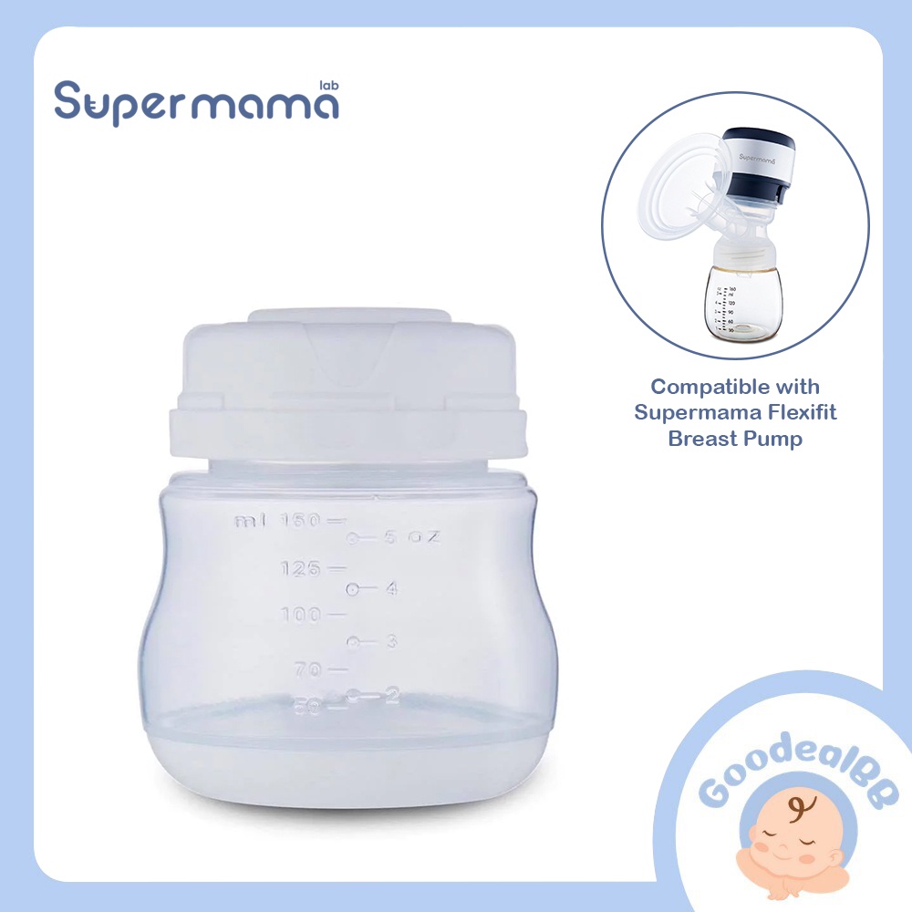 Supermama ขวดเก็บ 6oz/180ml | GoodealBB Breastmilk Storage Bottle 6oz/180ml