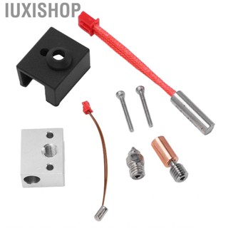 Iuxishop Aluminum Heating Block Kit 3D Printer High Temperature Bimetal Throat 24V 40W