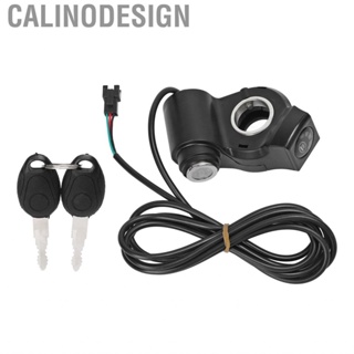 Calinodesign Electric Bike Throttle Grip 48V 4 Lights Lock Grips
