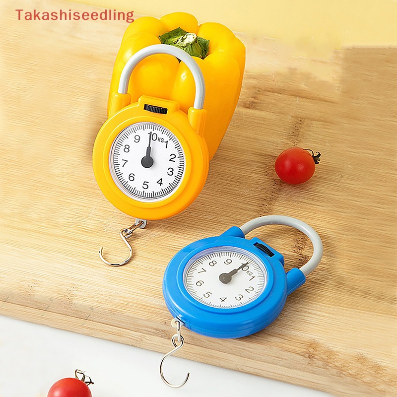 (Takashiseedling) เครื่องชั่งน้ําหนักดิจิทัล แบบแขวน ความแม่นยําสูง 10 กก. สําหรับชั่งกระเป๋าเดินทาง ปลา