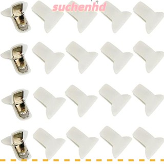 Suchenhd คลิปหนีบผ้าห่ม ผ้านวม 4 ชิ้น, หัวเข็มขัดผ้าห่ม คลิปยึด เบาะรองนั่ง สบาย, คลิปยึดยึด คลิปยึดผ้าปูที่นอน ผ้าม่าน