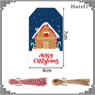 [Hatel] ป้ายแท็กแขวนต้นคริสต์มาส ลายการ์ตูน พร้อมสาย สําหรับแขวนตกแต่ง