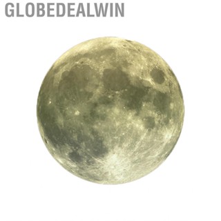 Globedealwin Moon Wall  Glowing Luminous PVC DIY Paper for Bedroom Decoration