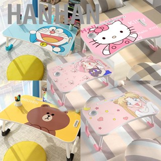 Hanhan Cartoon  Bed Table Cute Portable Foldable Notebook Stand Lap Desk for Home