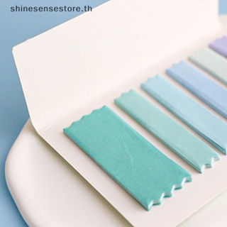 Shine แผ่นกระดาษโน้ต สีมาการอง มีกาวในตัว ความหนืดสูง สําหรับคั่นหนังสือ มาร์กเกอร์ 120 แผ่น TH