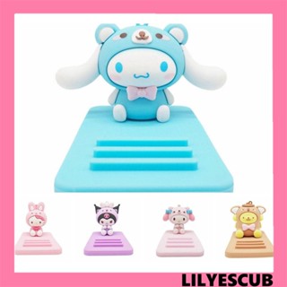 Lilyescub ขาตั้งโทรศัพท์มือถือ ลายการ์ตูน Melody Cinnamoroll Kuromi สามารถปรับได้ ของขวัญ ของเล่นสําหรับเด็ก