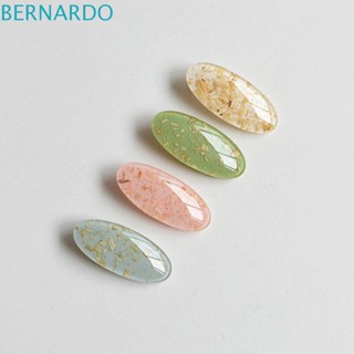 Bernardo กิ๊บปากเป็ด วงรี ฟอยล์สีทอง ขนาดเล็ก ปิ่นปักผม หวาน สไตล์เกาหลี กิ๊บติดผม แต่งหน้า