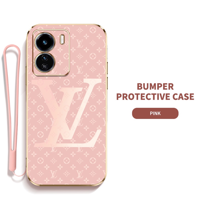 Ybd LV ซิลิกาเจลเคสโทรศัพท ์ สําหรับ Vivo Y03 Y18 Y18E Y02S Y16 Y78 Y36 Y56 5G Y77 Y77E ( t1🌹 IQOO Z