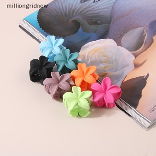 [milliongridnew] กิ๊บติดผมหางม้า รูปไข่ ดอกไม้ ลิลลี่ แมตต์ สีพื้น น่ารัก ฤดูร้อน สําหรับผู้หญิง WQL