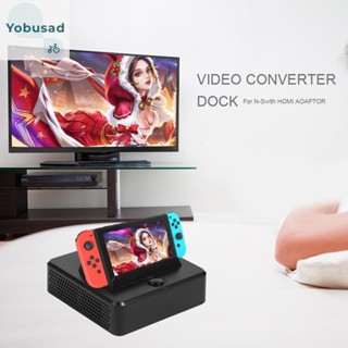 [Yobusad.th] แท่นชาร์จอะแดปเตอร์ HDMI TV สําหรับ Nintendo Switch TNS-1828