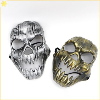 [LBE] ฮาโลวีน Punk Devil หน้ากากปากใหญ่สยองขวัญ Ghost Face Skull Masquerade Death คอสเพลย์เครื่องแต่งกาย Party Props