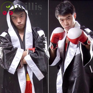 Willis เสื้อคลุมชกมวยผู้ชาย, MMA มวย จับคู่ แขนยาว, บุคลิกภาพ มวยไทย มีฮู้ด เครื่องแบบไฟเบอร์อะซิเตท