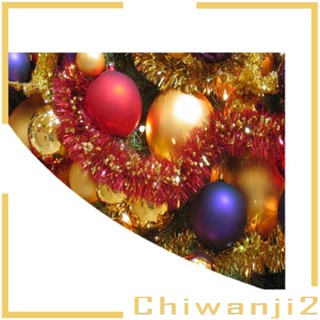 [Chiwanji2] ผ้าปูโต๊ะ ทรงกลม ลายคริสต์มาส สําหรับโต๊ะทานอาหาร 47 นิ้ว