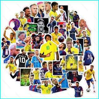 สติกเกอร์ ลายฟุตบอล Neymar กันน้ํา สําหรับติดตกแต่งแล็ปท็อป สเก็ตบอร์ด 50 ชิ้น ต่อชุด