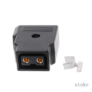 Utakee อะแดปเตอร์ปลั๊กเชื่อมต่อพาวเวอร์ซัพพลาย D-tap Type BMale 2Pin Co สําหรับถ่ายภาพ