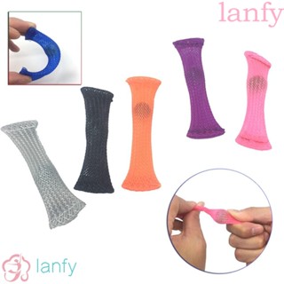 Lanfy ของเล่นบีบสควิช รูปหินอ่อน แบบนิ่ม คละสี สําหรับเด็ก