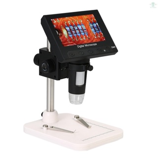 1000X Magnification 4.3-inch LCD Display Portable Microscope 720P LED Digital Magnifier with Holder for Circuit Board Repair Soldering Tool