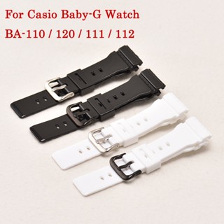 สายนาฬิกาข้อมือซิลิโคน 14 มม. สําหรับ Casio Baby g BA111 BA110 BA112 BA120 BA125 14 มม.