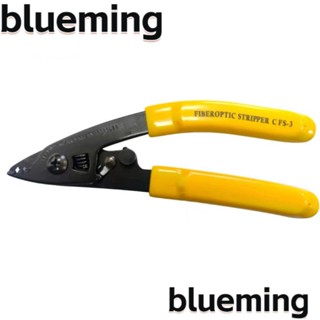 Blueming2 CFS3 คีมปอกสายไฟ PVC เหล็กคาร์บอน 3 พอร์ต ทนทาน สีเหลือง สีดํา|แถบเครื่องมือคนงาน