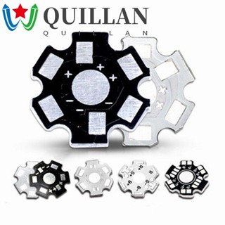 Quillan แผ่นฐานไฟฉาย LED อะลูมิเนียม พลังงานสูง 20 มม. ชิป LED DIY