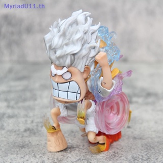 Myriadu ใหม่ โมเดลฟิกเกอร์อนิเมะ One Piece Nika Luffy Gear 5 Sun God Wind Fire Wheel ขนาด 13 ซม. ของขวัญ ของเล่น สําหรับสะสม