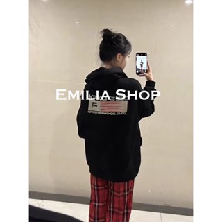 EMILIA SHOP เสื้อกันหนาว เสื้อแขนยาว เสื้อฮู้ด Korean High-quality cozy comfortable WWY23909QE36Z230909