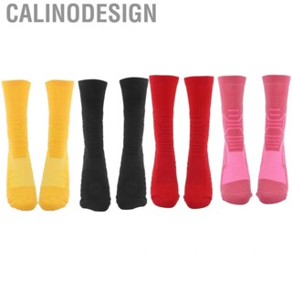 Calinodesign 1Pair Sports AntiSlip Socks Breathable Basketball  Athletic Sock