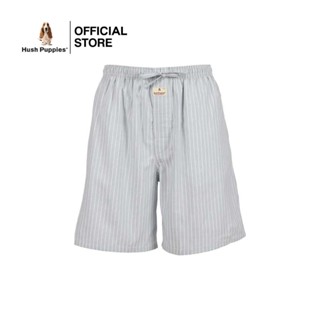 Hush Puppies กางเกงขาสั้นผู้ชาย รุ่น SLEEPWEAR HU H3W3010 ทรง BOXER - สีเทา