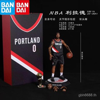 Bandai โมเดลฟิกเกอร์ NBA Star Kobe Black Mamba Basketball Jordan James JEZM สําหรับตกแต่ง ของขวัญวันเกิด